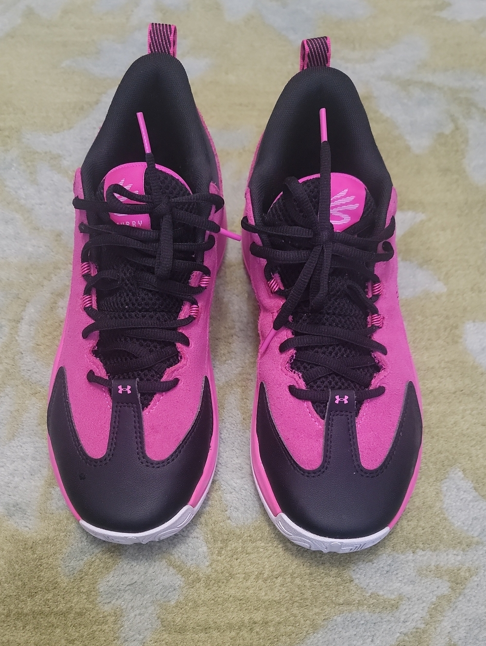Under Armour Curry 3Z 25 SDE Hot Pink and Black Athletic Sneakers